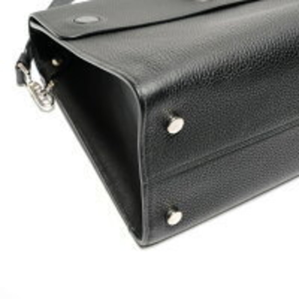 Christian Dior DiorEver Leather Handbag Black - Picture 5 of 13
